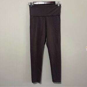 TNA cotton leggings taupe brown size medium